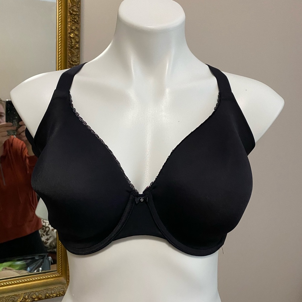 Vanity Fair Star black 36DD 2-Way Underwire Bra